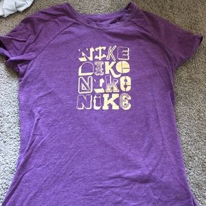 Purple Nike top